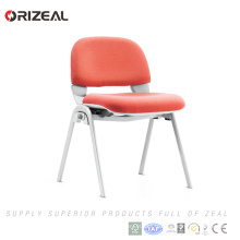 Orizeal Plastic empilable chaise de bureau en tissu de tissu visiteur sans accoudoir (OZ-OCV006C)